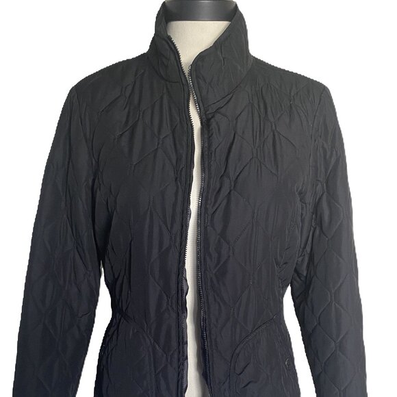 EUC EDDIE BAUER Black Jacket sz M - Picture 2 of 7